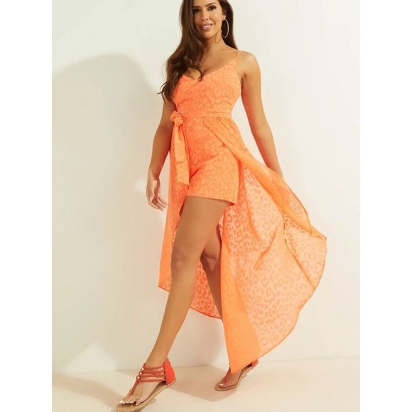 Guess Women's Combination Short Maxi Dress Romper Size 2 - Picture 1 of 4